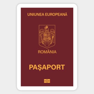 Romanian passport Sticker